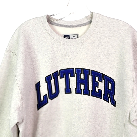 Russell Athletics Pro 10 Vintage Luther College Reverse Weave Style Sweatshirt M - Picture 2 of 12